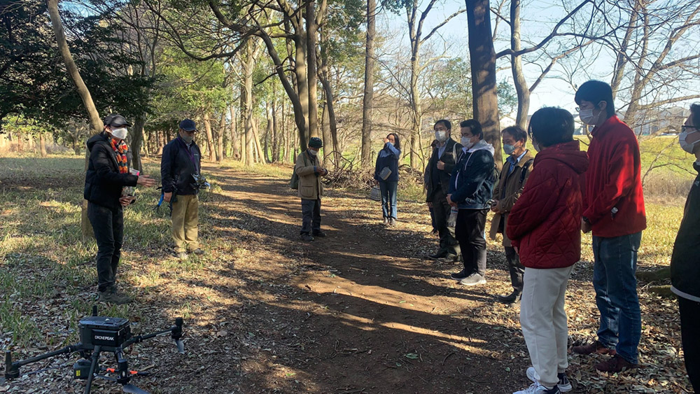 ドローンで森を測る(東京理科大学) DRONE PEAK